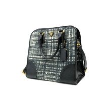 Prada Tote Bag Tweed Bianco e Nero