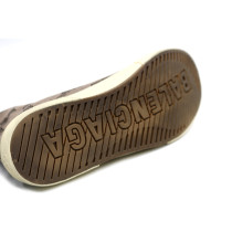 Balenciaga Sneaker Paris High Top Trainers BB Tela Grigio Marrone