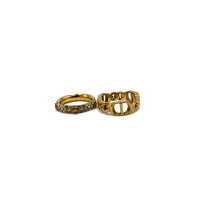 Dior Anello WCJ Ring Metallo Oro e Brillanti