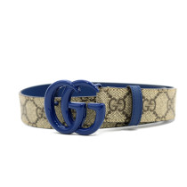 Gucci Cintura GG Beige e Blu