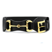 Gucci per Adidas Cintura Pelle Nera