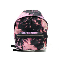 Saint Laurent Zaino Tela Nera e Multicolor