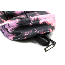 Saint Laurent Zaino Tela Nera e Multicolor