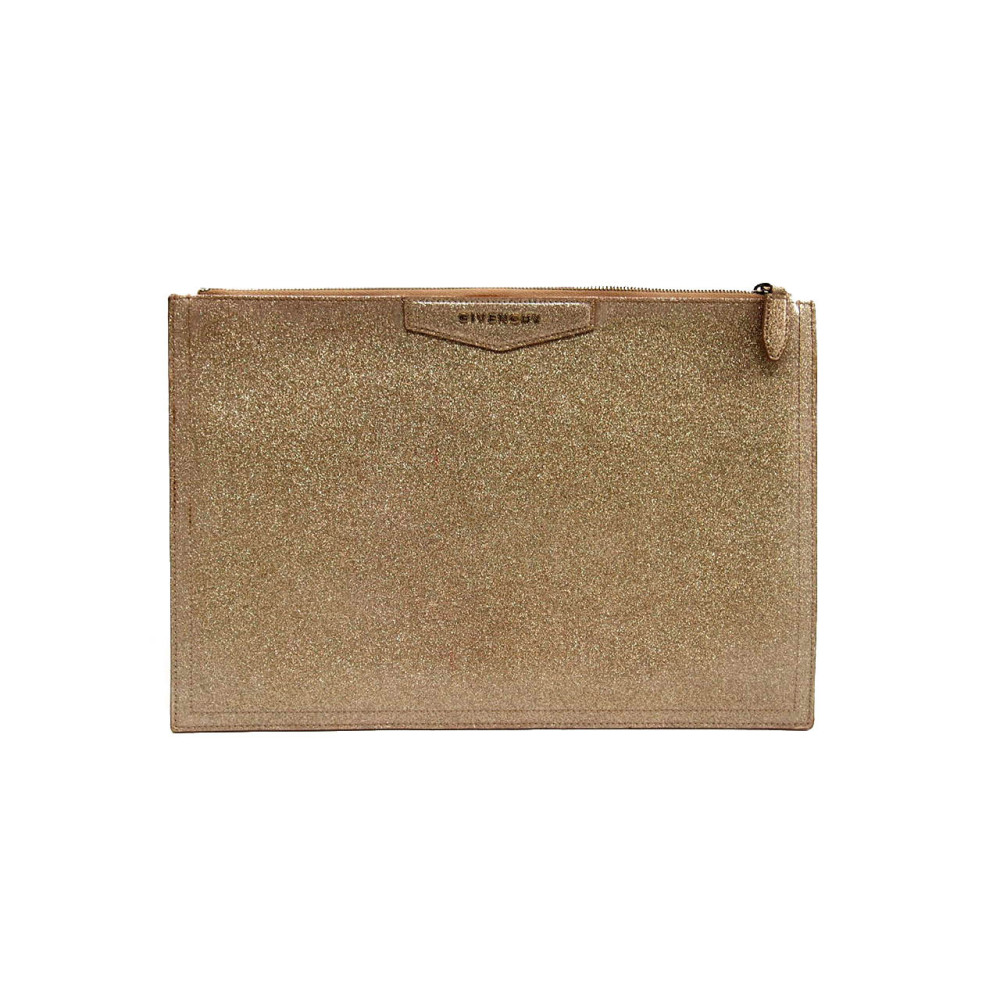 Givenchy Pochette Pelle Glitter Oro