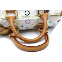 Louis Vuitton per Takashi Murakami Speedy 30 Multicolor Bianca