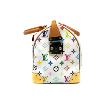 Louis Vuitton per Takashi Murakami Speedy 30 Multicolor Bianca