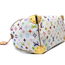 Louis Vuitton per Takashi Murakami Speedy 30 Multicolor Bianca