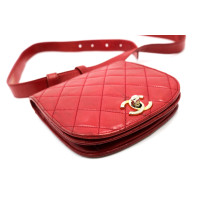 Chanel Quilted Leather Red Belt Bag