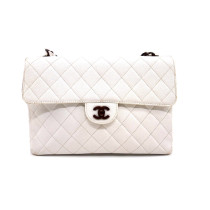 Chanel Jumbo Pelle Bianca
