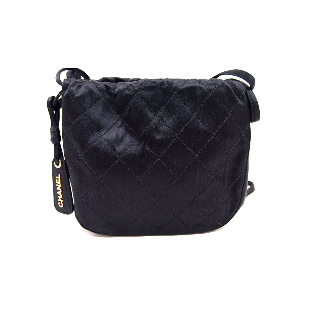 Chanel Tracollina Raso Nera