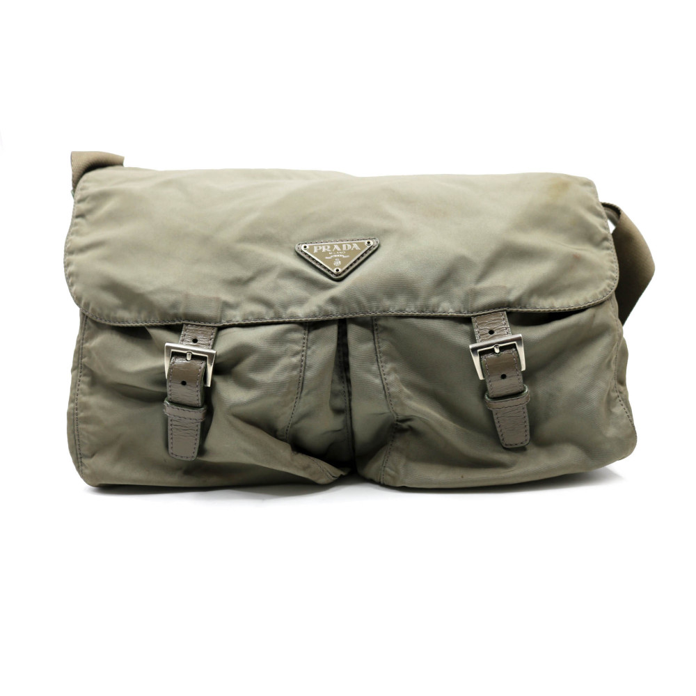 Prada Messenger Nylon Grigio