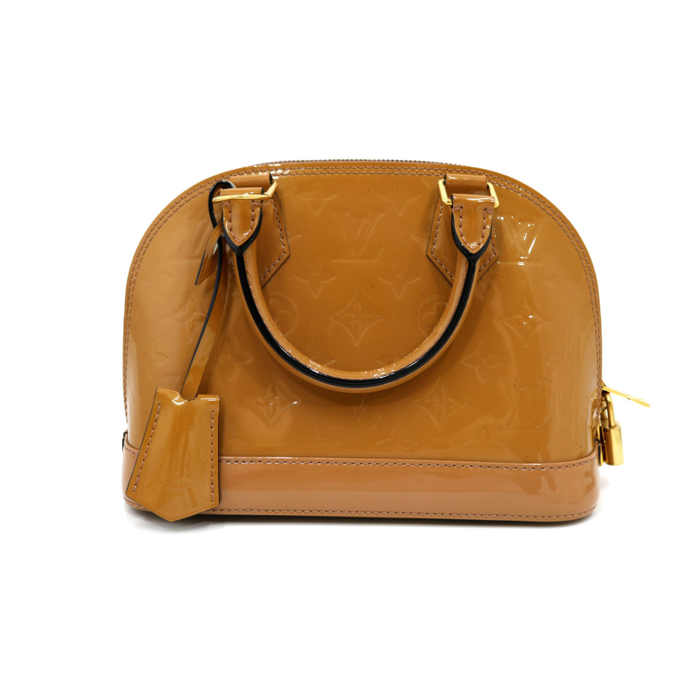 Louis Vuitton Alma BB Vernis Cappuccino