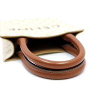 Celine Cabas Mini Pelle Bianca