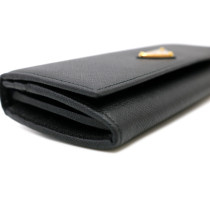 Prada Portafoglio Pelle Nera