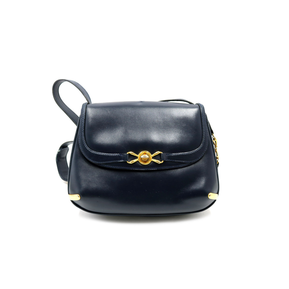 Gucci Pochette Pelle Blu