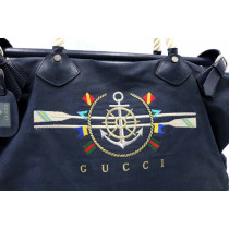 Gucci Shopping Mare Tela Blu