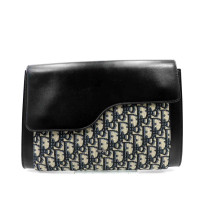 Dior Montaigne 30 Tela Oblique e Pelle Blu