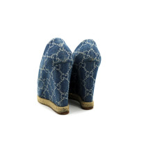 Gucci Sandalo Zeppa Denim