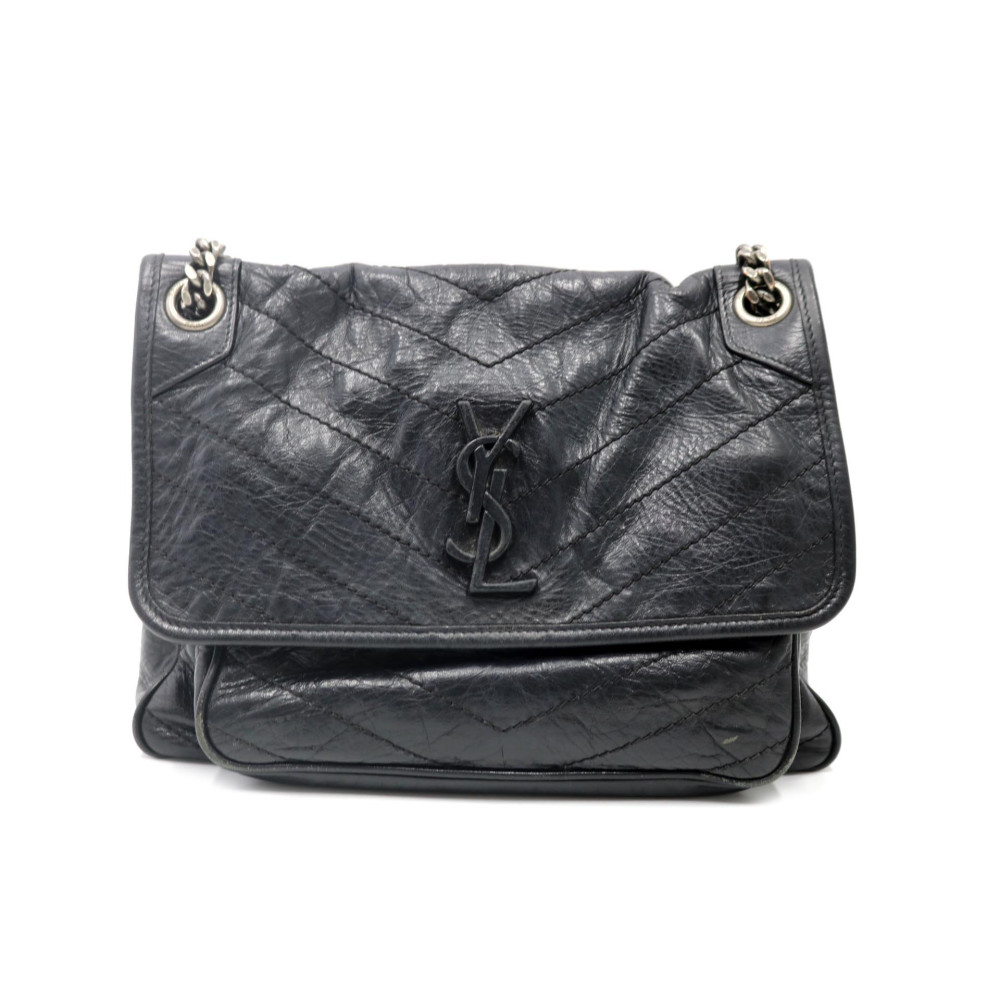 Saint Laurent Niki Medium Pelle Vintage Nera