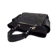 Chanel Biarritz Pelle e Tela Nera