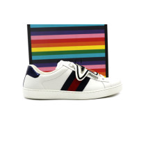 Gucci Sneakers Patch Remix Pelle Bianca