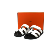 Hermes Sandali Chypre Pelle Bianca