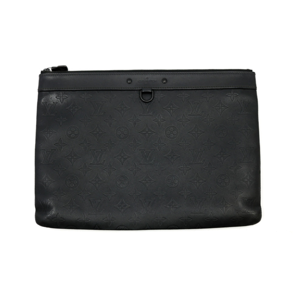 Louis Vuitton Pochette Discovery Pelle Shadow Nera