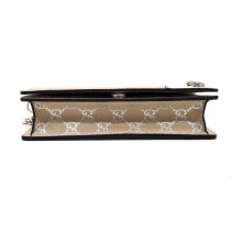 Gucci Tracollina GG Beige e Pelle Argento
