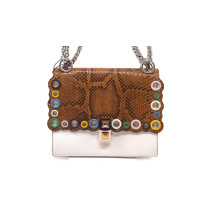 Fendi Tracolla Pelle e Pitone