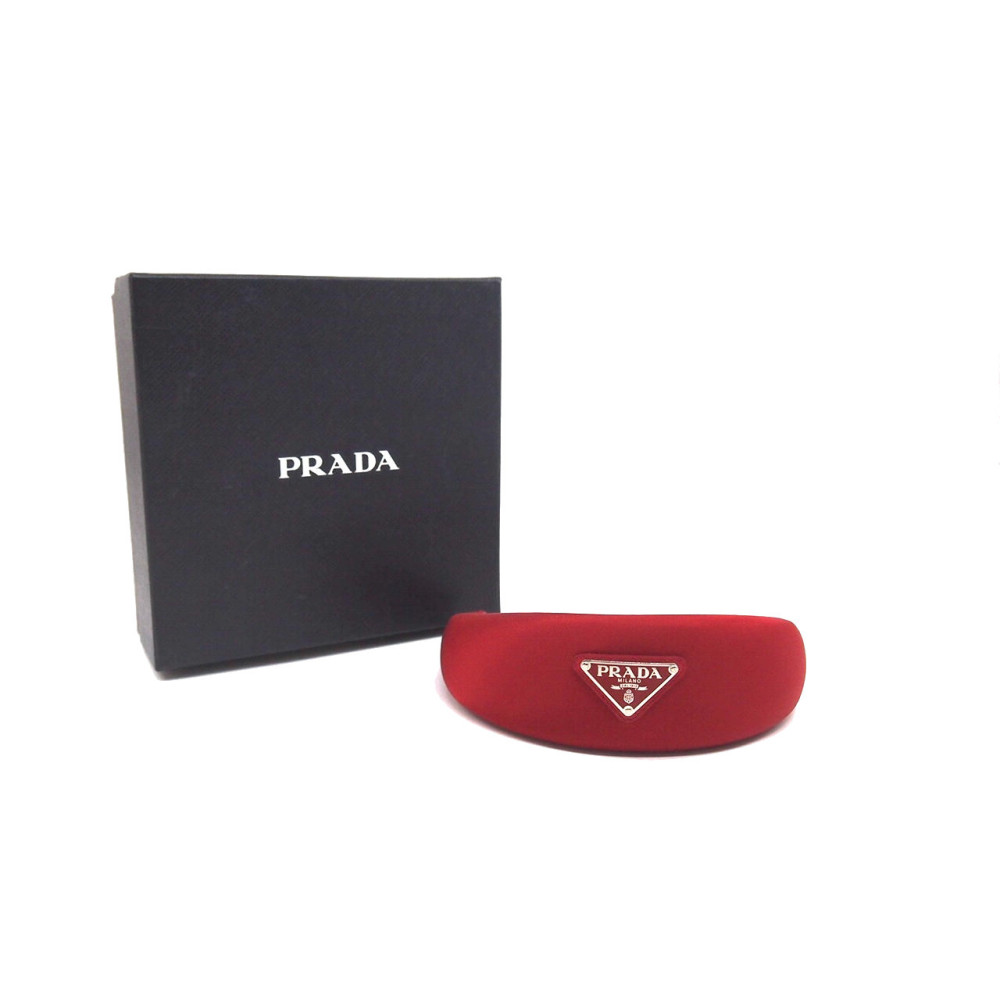 Prada Cerchietto Re Nylon Rosso