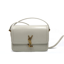 Saint Laurent Solferino Pelle Bianca