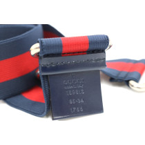 Gucci Cintura Web Rossa e Blu
