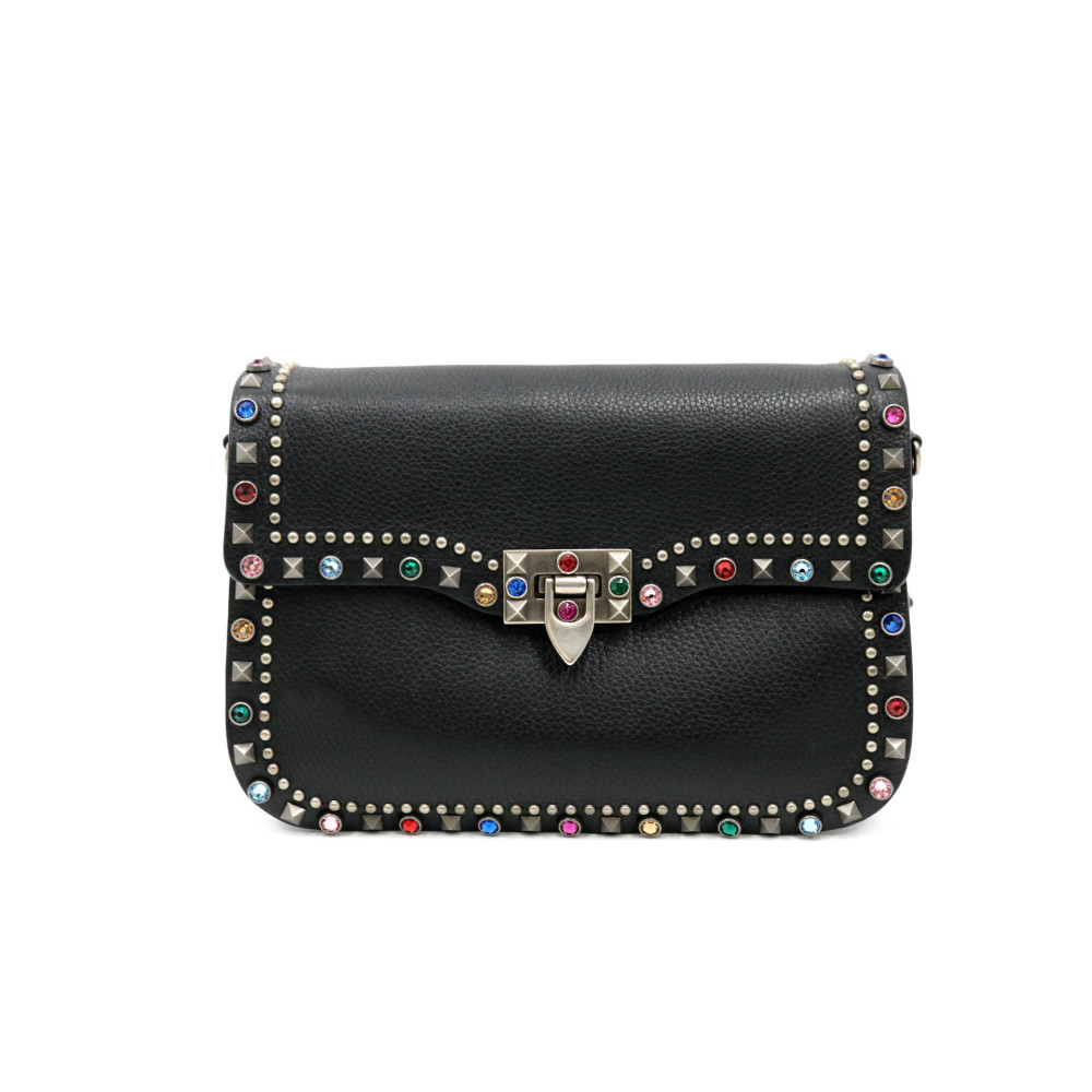 Valentino Tracolla Pelle Nera