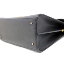 Saint Laurent Cassandre Pelle Nera