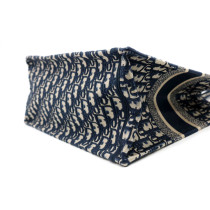 Dior Book Tote Tela Oblique Blu