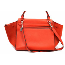 Celine Trapeze Pelle Arancione