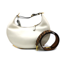 Fendi Fendigraphy Large White Leather