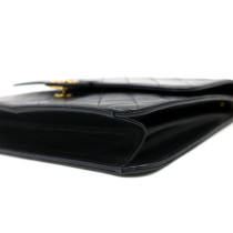 Chanel Push Lock Timeless Pelle Nera