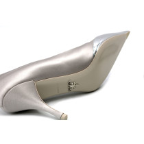 Prada Decolleté Raso Argento