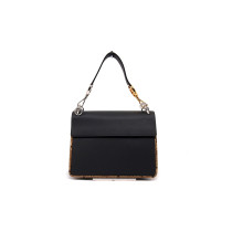 Fendi Kan I Pelle e Pitone Beige e Grigio