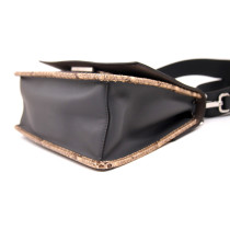 Fendi Kan I Pelle e Pitone Beige e Grigio