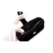 Chanel Portamonete Velluto Nero