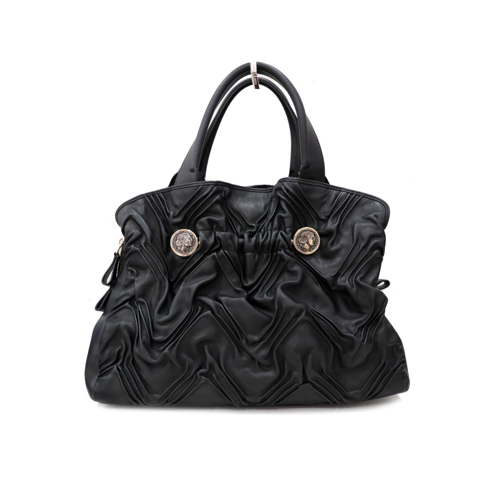 Bulgari Top Handle Bag Pelle Nera