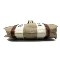 Chloe Tote Bag Woody Lino Bianco e Marrone
