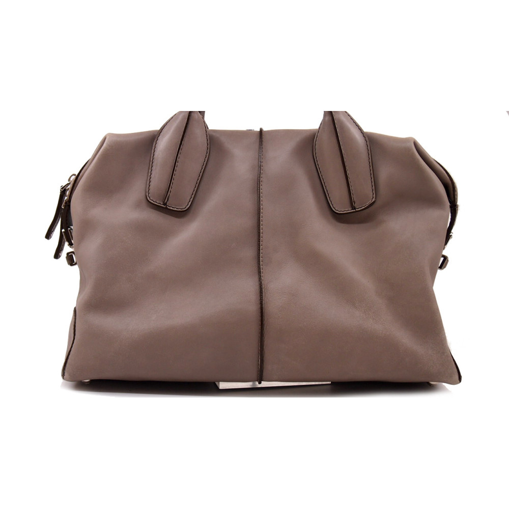 Tod's Shopping D Bag Pelle Grigia