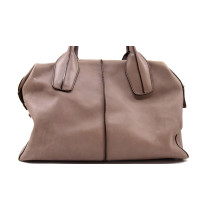 Tod's Shopping D Bag Pelle Grigia