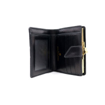 Gucci Portafoglio Tela e Pelle Nera