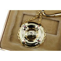 Gucci Portachiavi Acciaio Oro