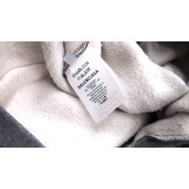 Balenciaga Felpa Cotone e Poliestere Grigio