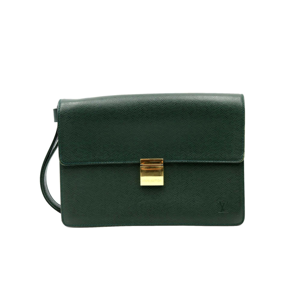 Louis Vuitton Selenga Pelle Taiga Verde